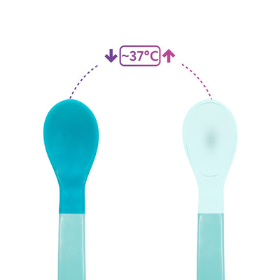 Baboo® lingurite termosensibile 2 buc. Lagoon Fiesta 4+ luni