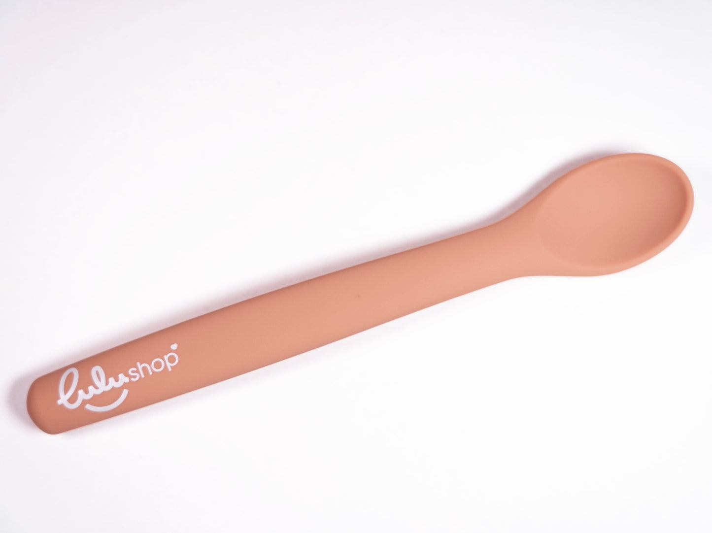 Lingurita din Silicon Peach Orange