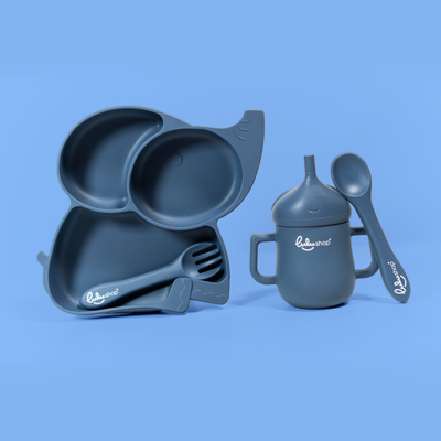 Set Diversificare 4 piese tip Elefant Marble Blue