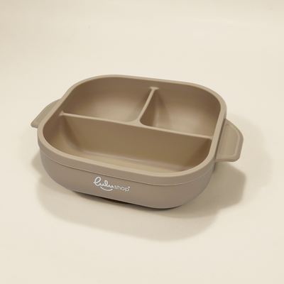 Farfurie Silicon Patrata Light Apricot