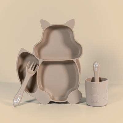 Set Diversificare 4 piese tip Veverita Light Apricot