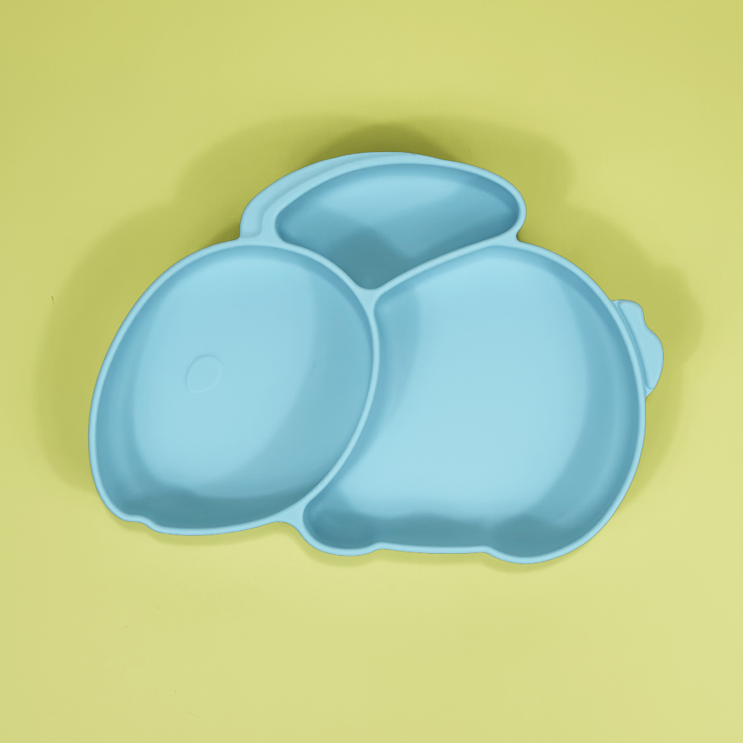 Farfurie Silicon Tip Iepuras Edgewater Blue