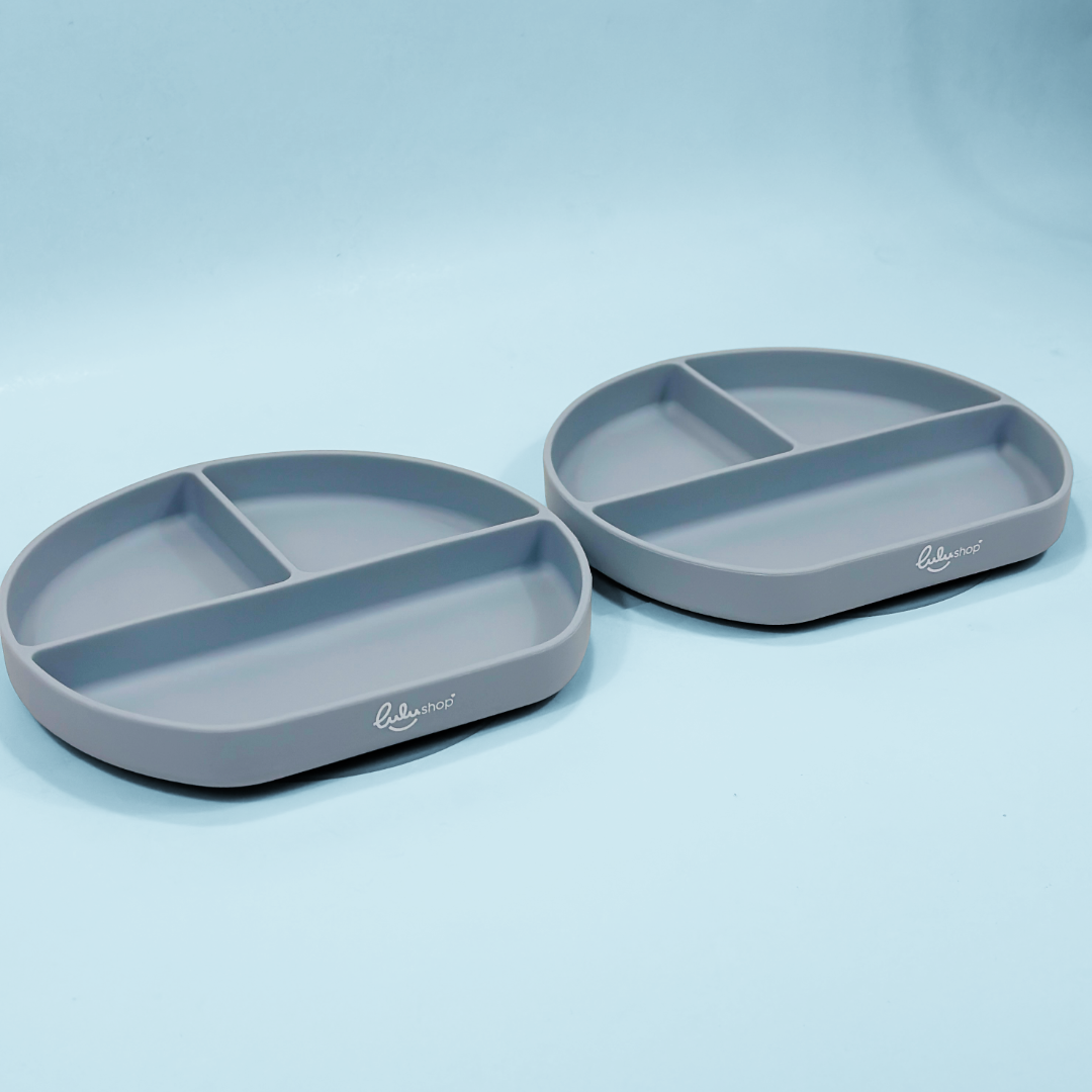 Set Farfurie Silicon Rotunda Ocean Blue 2buc.