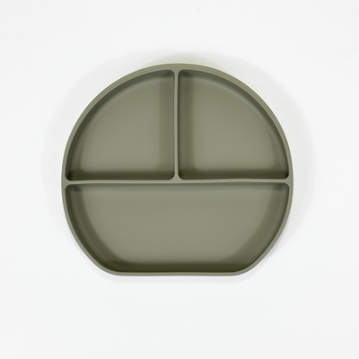 Farfurie Silicon Rotunda Bambus Green