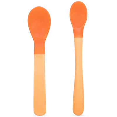 Baboo® lingurite termosensibile 2 buc. Peachy Keen 4+ luni