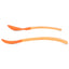 Baboo® lingurite termosensibile 2 buc. Peachy Keen 4+ luni