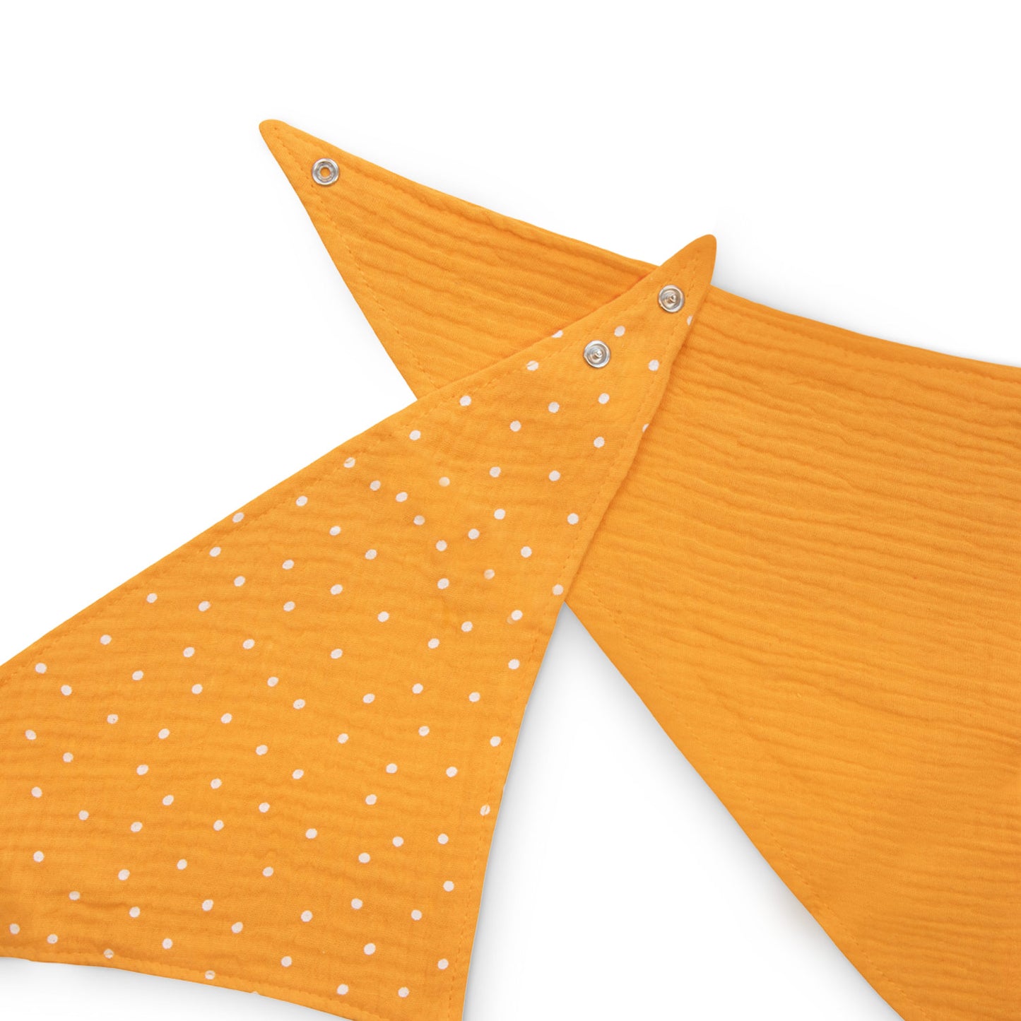 Baboo® bandane muselina dublu strat 2 buc. Orange