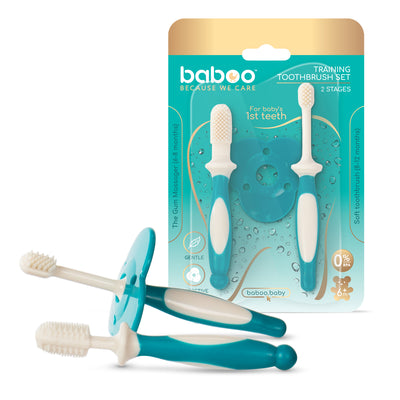 Baboo® set periute de dinti Baboo 6+ luni