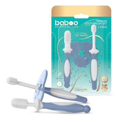 Baboo® set periute de dinti Baboo 6+ luni