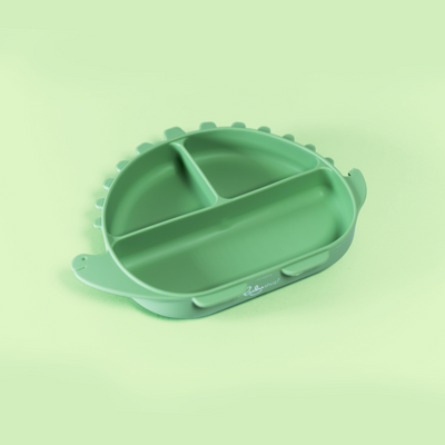 Farfurie Silicon Tip Dinozaur Beryl Green