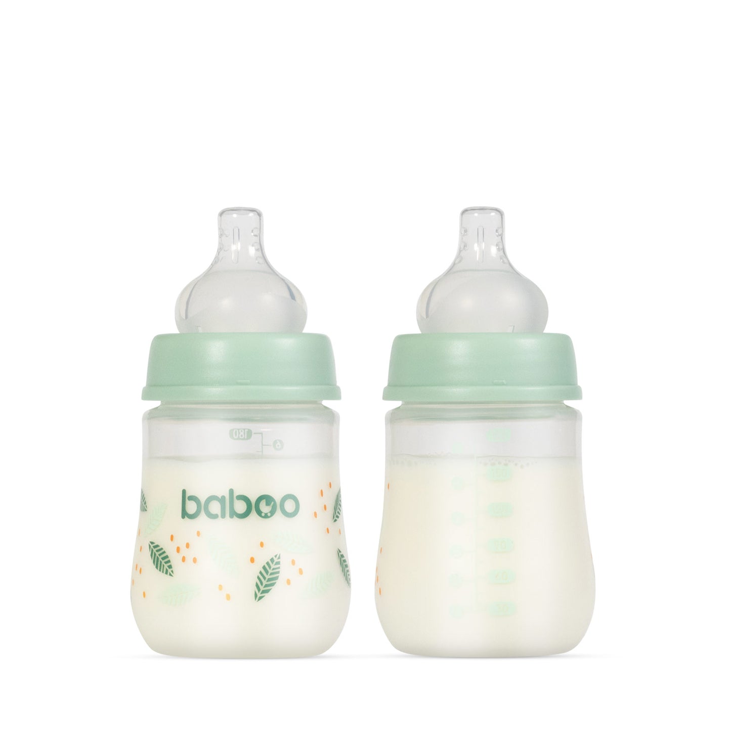 Baboo® biberon anticolici 180 ml Peachy Keen 0+ luni