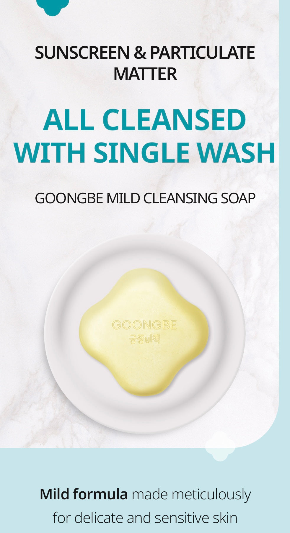 GOONGBE® Sapun delicat pentru curatare, 90 g