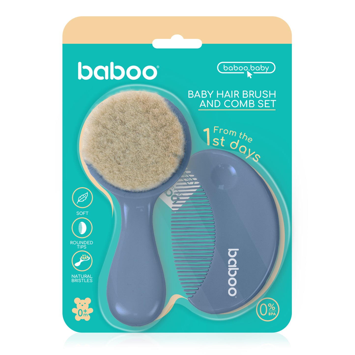 Baboo® set ingrijire bebelusi 0+ luni 2 buc.