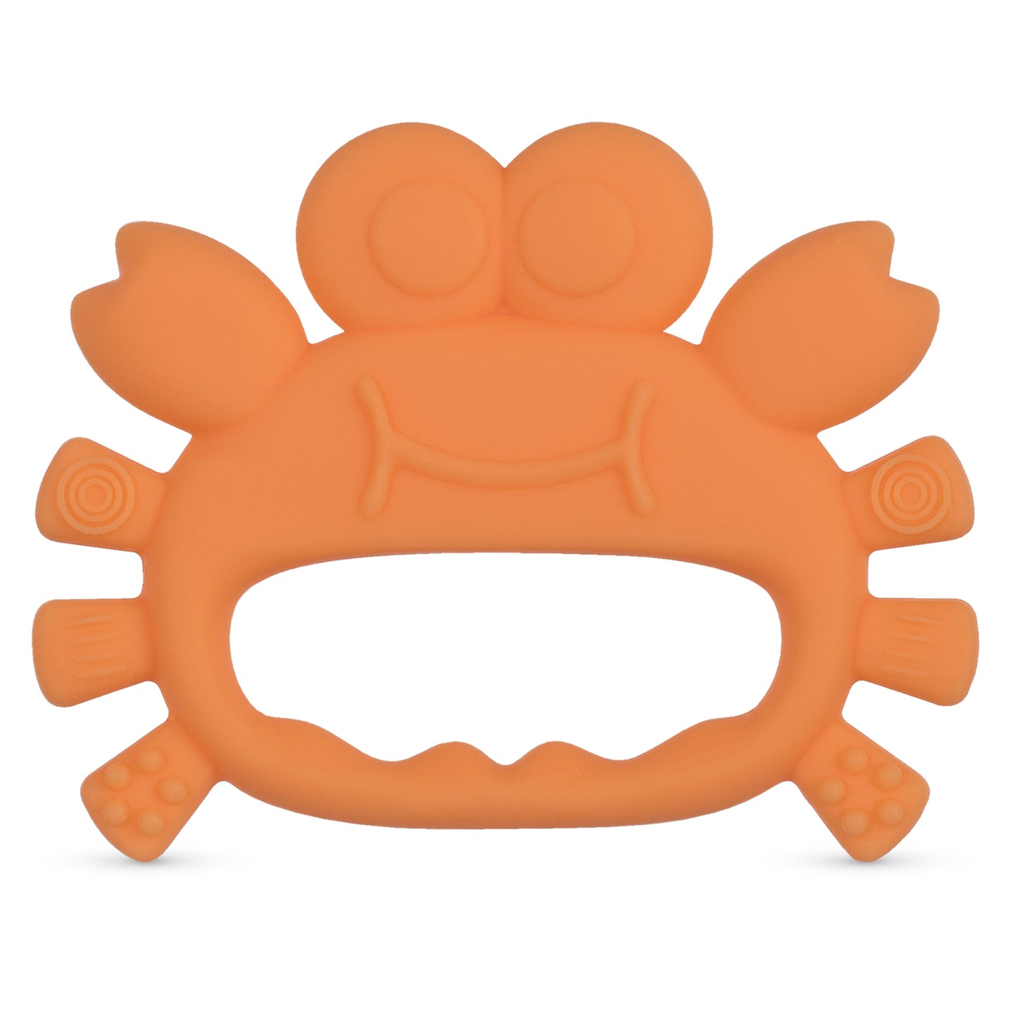 Baboo® Inel gingival din silicon Rac, jucarie pentru dentitie, 4 luni+