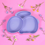 Farfurie Silicon Tip Iepuras Lavander Mist