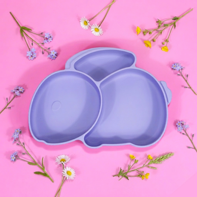 Farfurie Silicon Tip Iepuras Lavander Mist