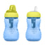 Baboo® cană cu guriță din silicon 260 ml Blue 6+ luni