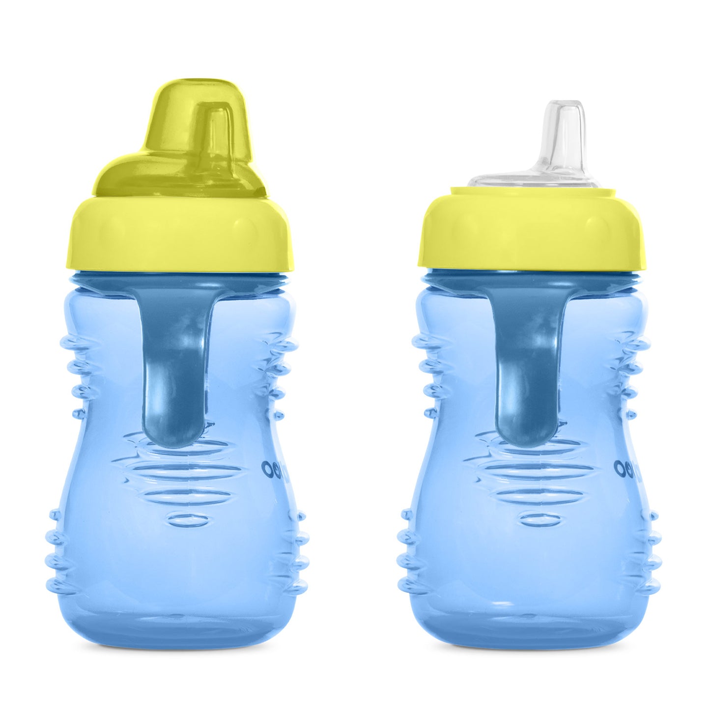 Baboo® cană cu guriță din silicon 260 ml Blue 6+ luni