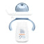 Baboo® cană cu pai din silicon 260 ml Blue Haze 9+ luni