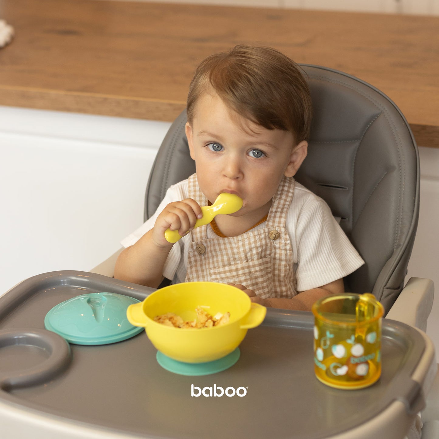 Baboo® Cană pentru copii cu bază anti-alunecare și mâner