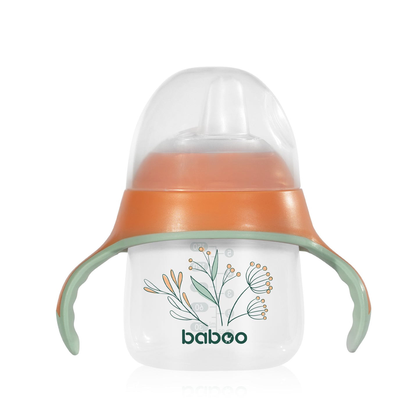 Baboo® Căniță  cu guriță din silicon, 150 ml, 6 luni+
