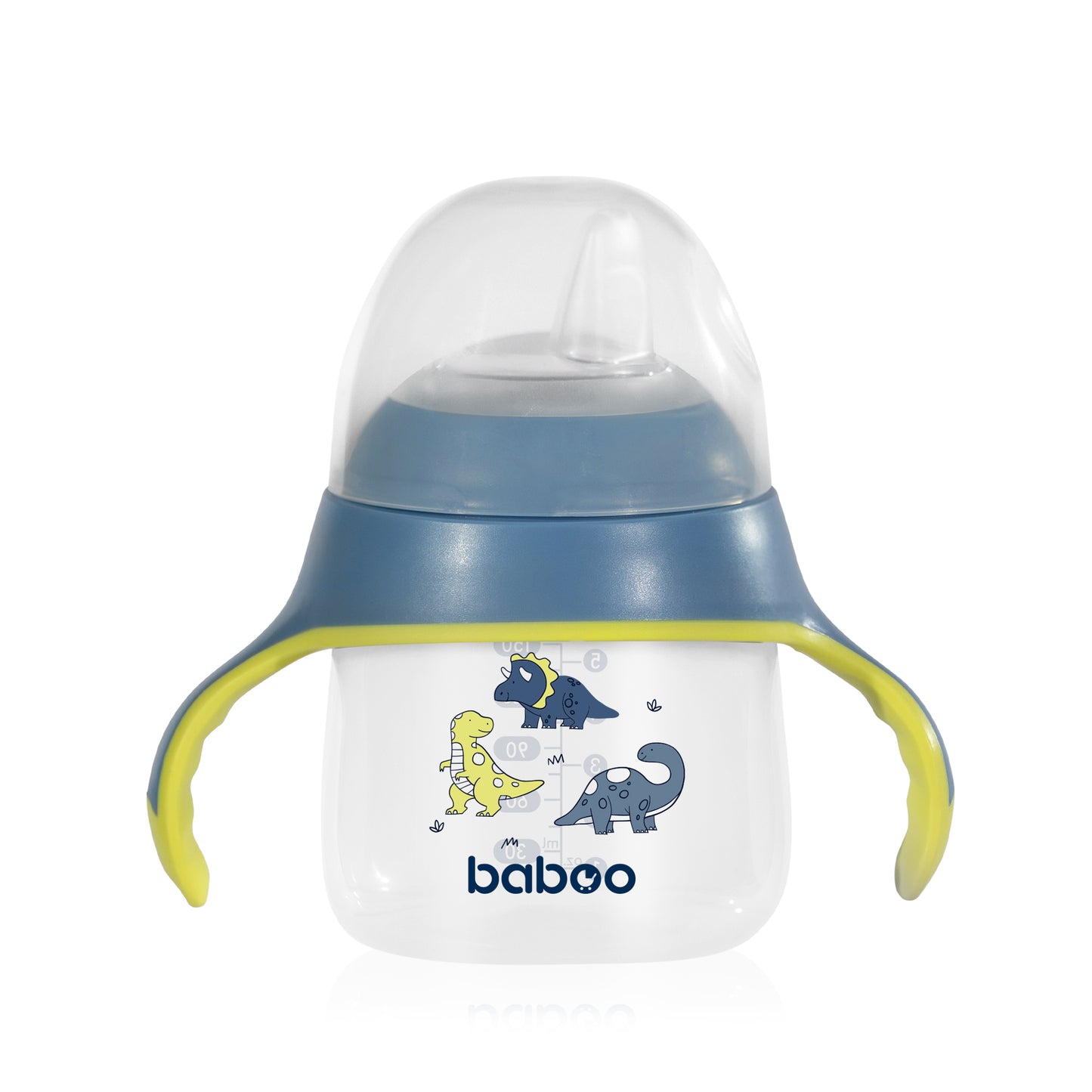 Baboo® Căniță  cu guriță din silicon, 150 ml, 6 luni+
