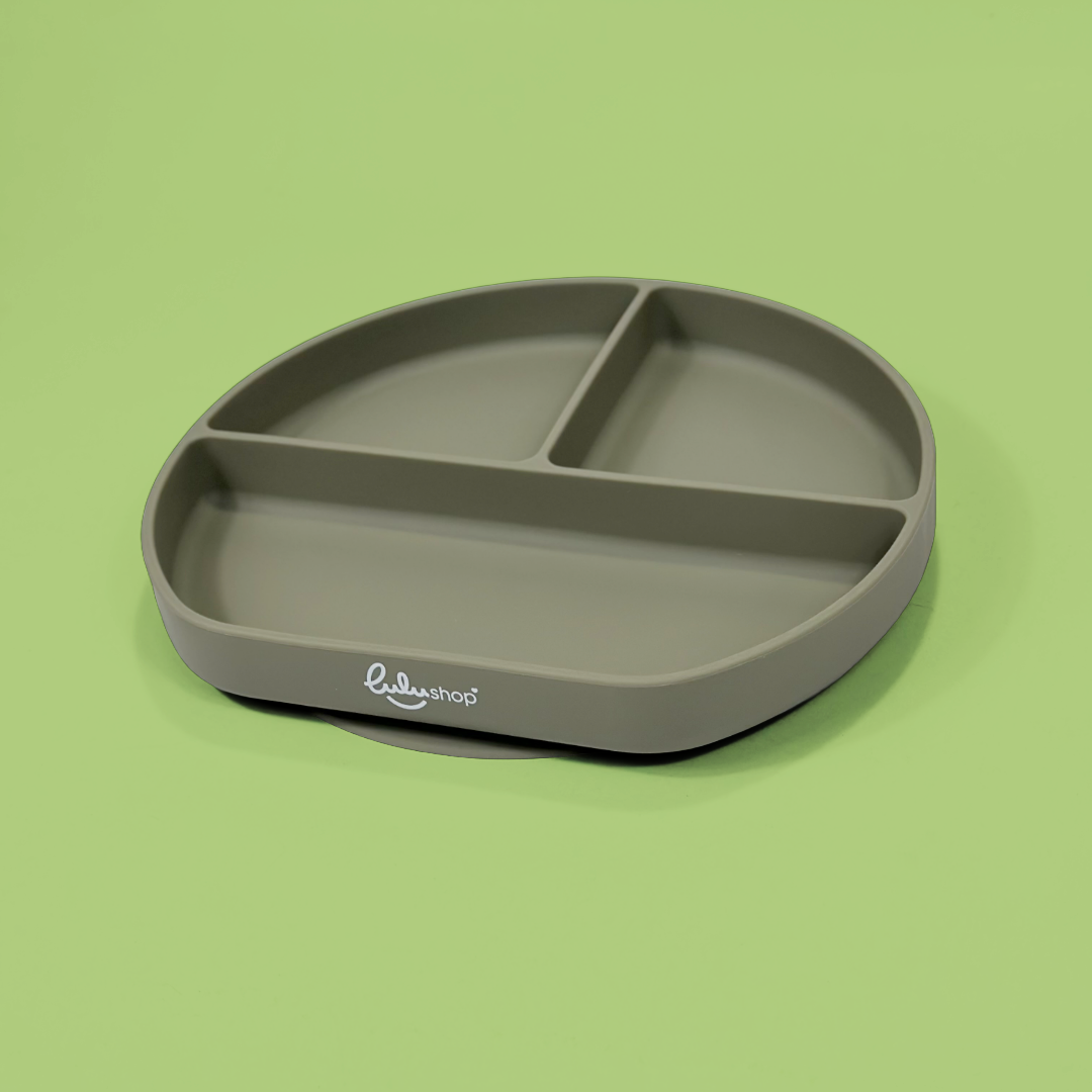 Farfurie Silicon Rotunda Bambus Green