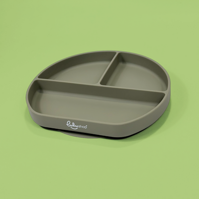 Farfurie Silicon Rotunda Bambus Green
