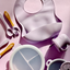 Set Lulushop Diversificare si Hranire 9 piese - Baby's needs - Lavander Mist