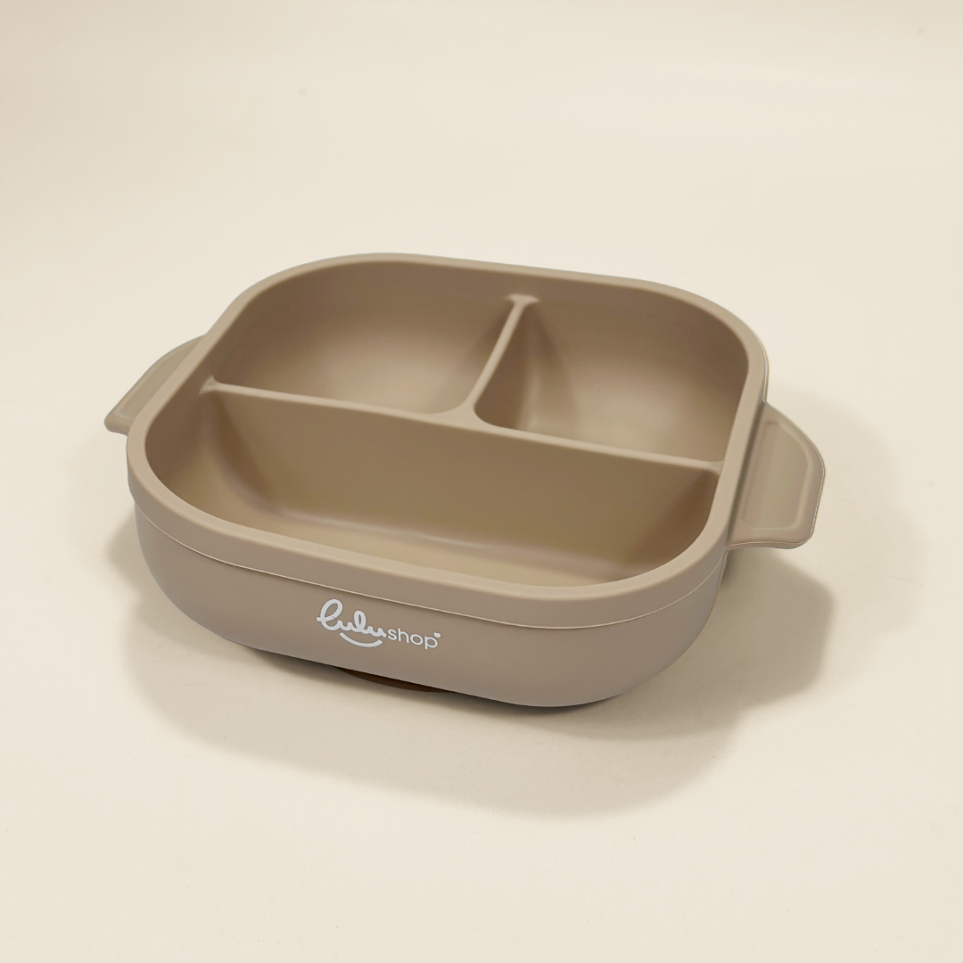 Farfurie Silicon Patrata Light Apricot