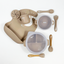 Set Lulushop Diversificare si Hranire 9 piese - Baby's needs - Light Apricot