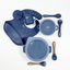 Set Lulushop Diversificare si Hranire 9 piese - Baby's needs - Marble Blue