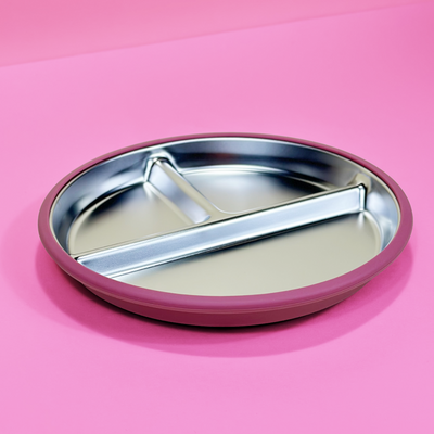 Farfurie Inox Rotunda Pink Daisy