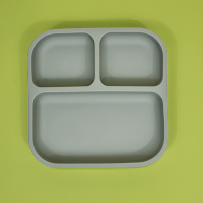 Farfurie Silicon Patrata Forest Green