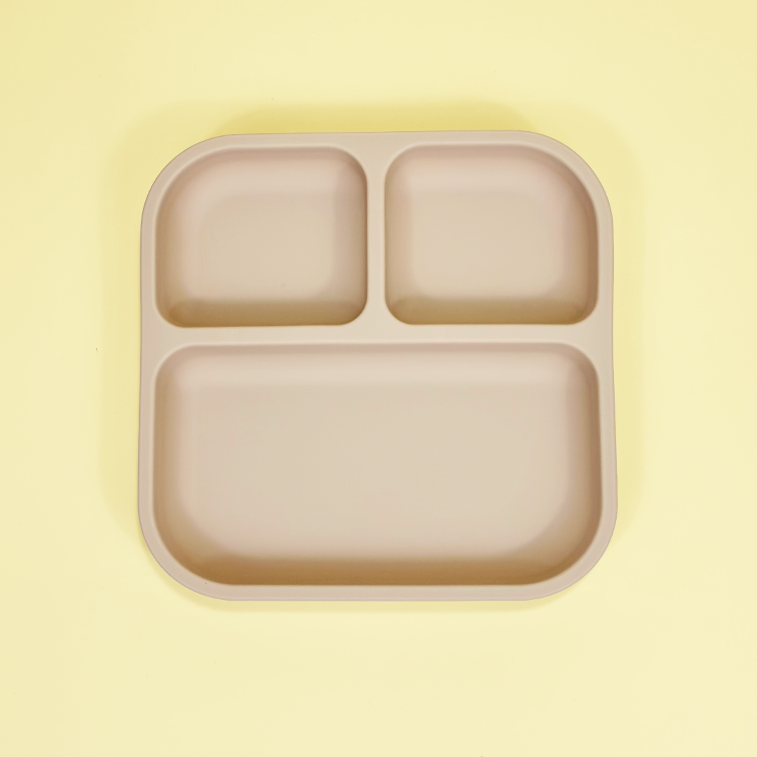 Farfurie Silicon Patrata Light Apricot