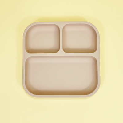 Farfurie Silicon Patrata Light Apricot