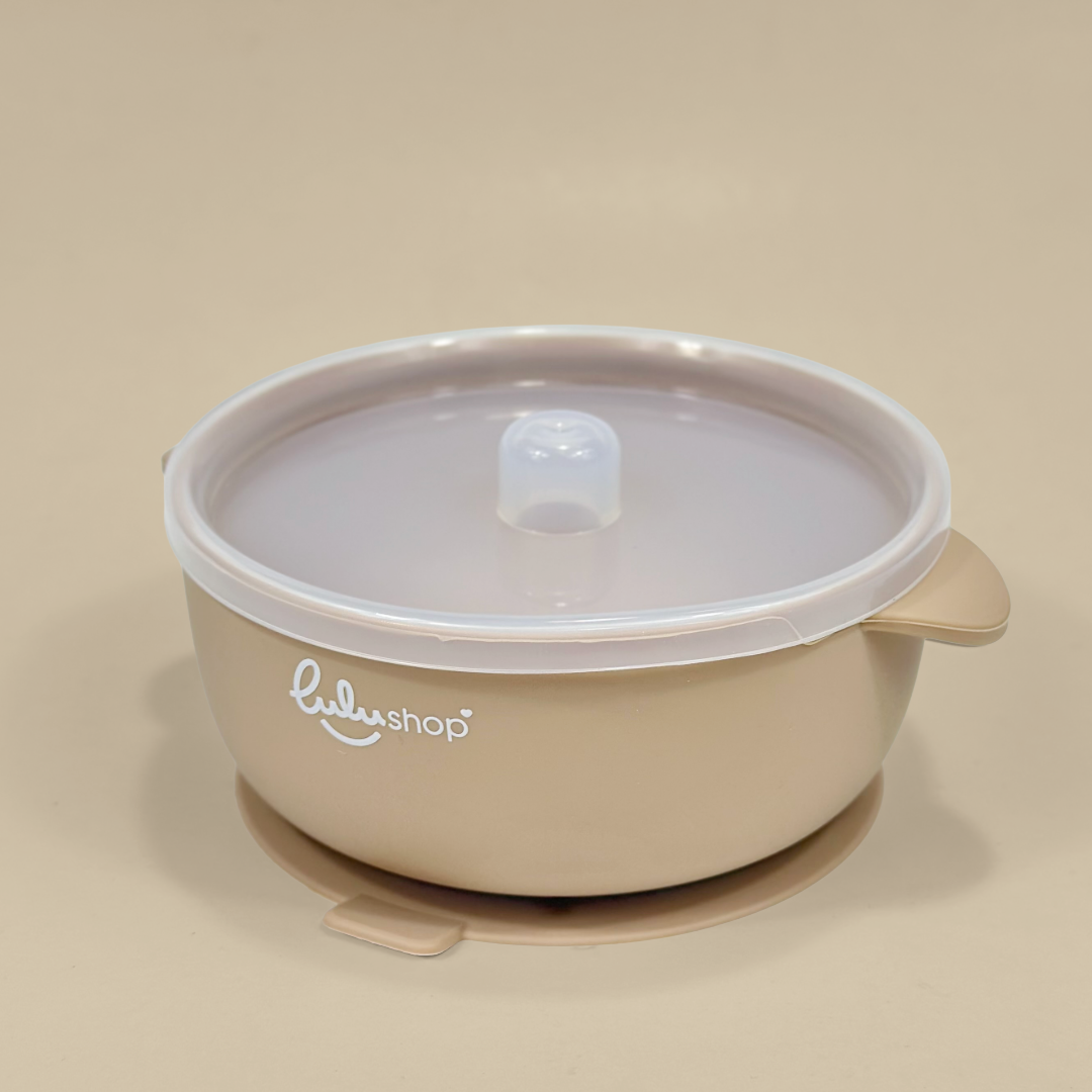 Bol Silcion Cu Capac Light Apricot