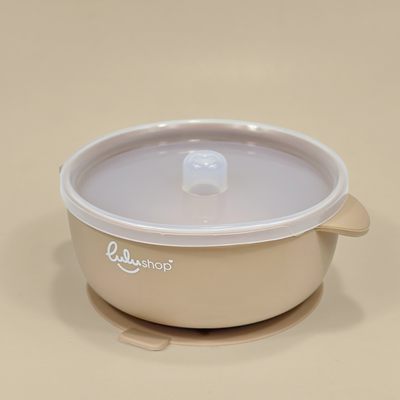 Bol Silcion Cu Capac Light Apricot