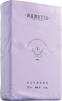 Agnotis® Scutece hipoalergenice Supreme, marimea nr. 3, 6-10 kg, 44 bucati